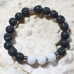 Load image into Gallery viewer, unisex 205 - GEMSTONES & STEEL - Lava + Agata