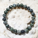 Load image into Gallery viewer, unisex 212 - GEMSTONES & STEEL - Serpentine