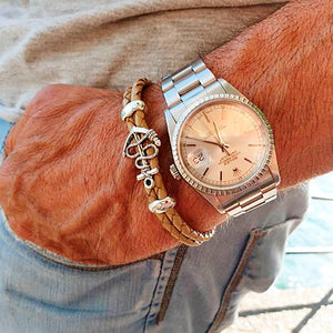 Men Bracelet NATURAL CUIR 001