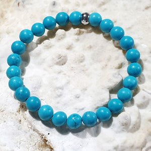 unisex 201 - GEMSTONES & STEEL - Turquoise