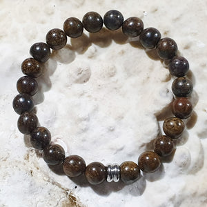 unisex 206 - GEMSTONES & STEEL - Bronzite